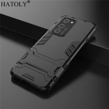 HATOLY For Armor Case Huawei P40 Pro Lite Case odporna na wstrząsy robot silikonowa guma twarda tylna pokrywa telefonu Huawei P40 Pro etui