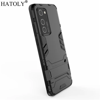HATOLY For Armor Case Huawei P40 Pro Lite Case odporna na wstrząsy robot silikonowa guma twarda tylna pokrywa telefonu Huawei P40 Pro etui