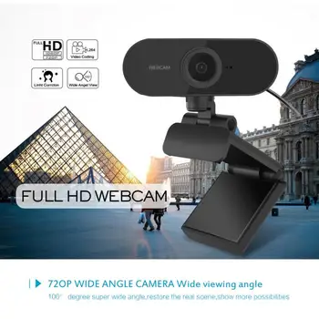 HD 1080P Webcam Mini 2K Computer PC WebCamera z wtyczką USB obrotowe kamery na żywo wideokonferencji pracy