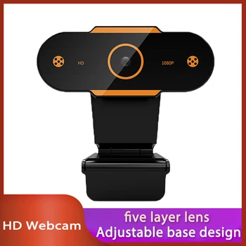 HD 1080P Webcam Mini Computer PC WebCamera z mikrofonem USB wtyk autofokus aparatu do KOMPUTERA Mac laptopa YouTube kamera