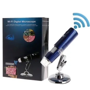 HD 1080P WiFi mikroskop 1000X lupa dla Android iOS iPhone iPad Windows MAC