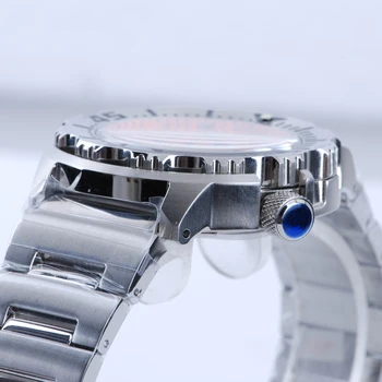 Heimdallr mechaniczne zegarki Monster Automatic Watch Men 316L Steel Diver ' s Watch 200m C3 Super Luminous Nh36a szafirowe szkło