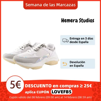 Hemera Studios kapcie damskie podeszwa fat 2020 sportowe damskie pompy buty Casual buty z platformą wielokolorowy