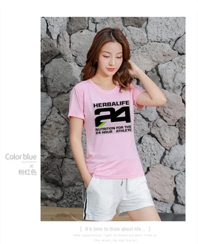Herbalife clothing 24K t-shirt z krótkim rękawem 2020 szybkoschnąca nowa męska i damska letnia bluza