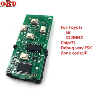 HKOBDII 271451-0751(JP) 4/5 przycisków Smart Remote Key Board 312MHZ do Toyota WD03 WD04 Chip 71