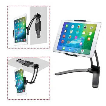 HobbyLane Kitchen Tablet Stand regulowany uchwyt do Montażu ściennego uchwyt do iPad Pro, Surface Pro, iPad Mini d20