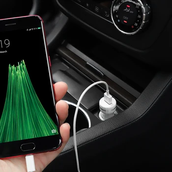 HOCO USB Car Charger Quick Charge 3.0 ładowarki do telefonu Fast QC3.0 Car Charger for Samsung Xiaomi Huawei Adapter in Car