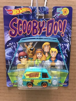 Hotwheels Cars 1/64 Scooby-Doo The Mystery Machine Collector Edition Metal Model Diecast Car Kids Toys