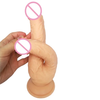HOWOSEX podwójne dildo z przyssawką miękkie wibratory podwójna penetracja dla obu pochwę anal dildo realistyczne kobieta seks zabawki