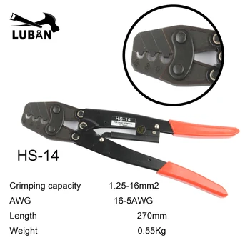 HS-16 HS-14 HX-16 HX-10 zaciskane szczypce końcówka kablowa szczypce narzędzie naga zacisk drutu szczypce tnące narzędzia ręczne