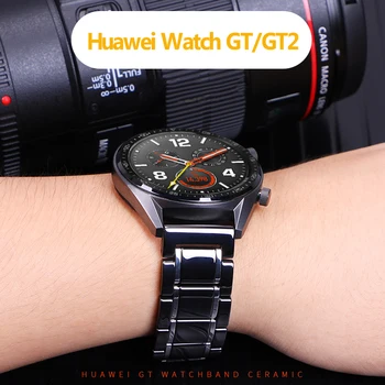 Huawei watch GT 2 Pasek do Samsung Galaxy watch 46 mm pasek Gear S3 Frontier bransoletka S 3 46 22 mm GT2 Ceramiczny 22 mm watchband