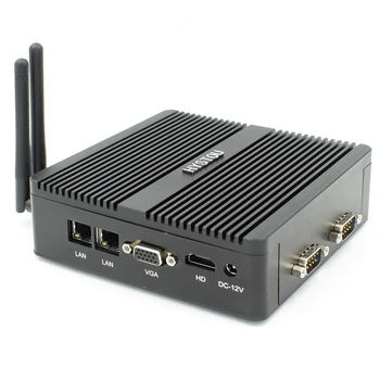 HYSTOU Pfsense router bez wentylatora mini PC J3160 N3160 quad-core J1900 zapora komputer 2COM 2 LAN HDMI wifi Linux
