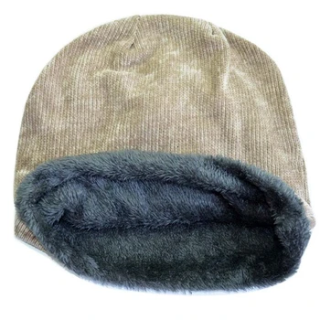 IANLAN Unisex Fashion Winter Caps Soft Chenille Beanies for Men Women Solid Knit Hats Casual Fleece Lined Skullies Hats IL00318