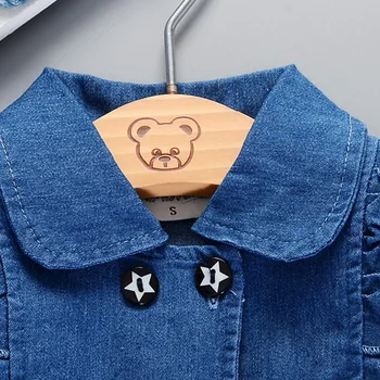 IENENS Baby Girl Jeans Windcheater Clothes Toddle Infant bawełniane płaszcze Outwears Kids Long Sleeve Windbreaker Clothing Fit 0-3Y