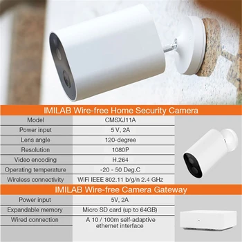 IMILAB EC2 Wireless Home Security Camera Mihome Camera 1080P HD Outdoor Wifi Camera IP66 CCTV Camera Vedio kamera cctv