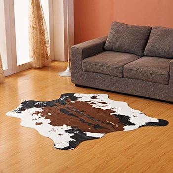 Imitacja skóry zwierzęcia dywan 140*160 cm antypoślizgowe krowa, Zebra paski dywan i dywany do domu, salon, sypialnia dywanik do podłogi