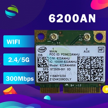 Intel Advanced-N 6200 6200AN 622AN 622ANHMW 6200AGN Half Mini PCIe 300M WLAN Card SPS:572509-001 do laptopa hp