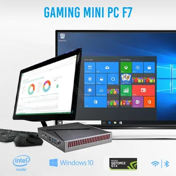 Intel Mini gaming PC Core i9 8950HK i7 9750H I9 9880H NVIDIA GeForce GTX 1650 4G HDMI Windows10 Pro komputer stacjonarny, wifi, BT 4.0