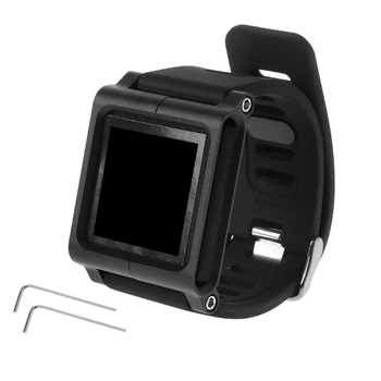 Inteligentny aluminium metalowy pasek do zegarka naręczny zestaw pokrowiec Etui dla Apple iPod Nano 6th 6