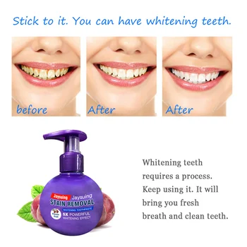 Intensywny odplamiacz, wybielająca pasta do zębów anti krwawiące dziąsła szczoteczką do zębów do czyszczenia zębów Le dentifrice Dentifricio RT9
