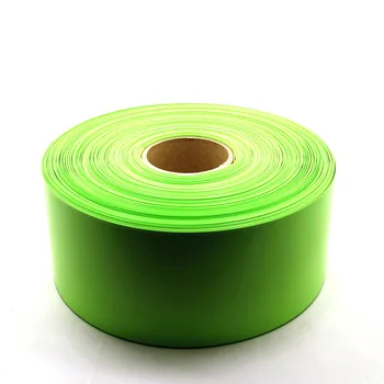 Izolowany PVC termokurczliwa rurka 18650 bateria termokurczliwa bateria izolacyjny rękaw 1 kg owoców zielona rurka termokurczliwa