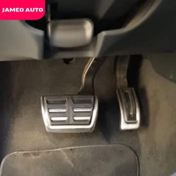 Jameo Auto Stainless Steel AT Car Pedal pokrywa pedałów samochodowych do Audi A6 A6L S6 4G A7 S7 C7 A8 S8 4H 2010-LHD RHD Parts