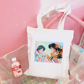 Japoński Sailor Moon wielki dorywczo torby na ramię Harajuku gospodarcza torba prosta torba college wiatr Ulzzang damska torba kreskówka torby