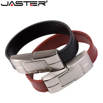 JASTER realna pojemność czarny brązowy skórzany zegarek model usb flash drive usb 2.0 4 GB 8 GB 16 GB 32 GB 64 GB pen drive