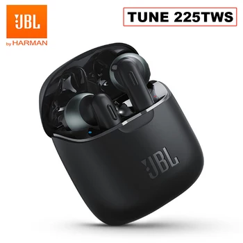 JBL TUNE 225TWS True Wireless Bluetooth Słuchawki T225TWS redukcja szumów słuchawki stereo bas dźwięk słuchawki mikrofon etui do ładowania