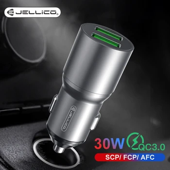 Jellico Quick Charge 3.0 Car Charger USB Car Phone Charger Fast Charger Auto Charge ładowanie baterii dla iPhone, Samsung galaxy Xiaomi Phone Car