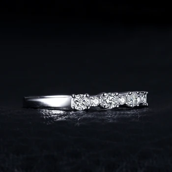 JewelryPalace CZ obrączki 925 srebro pierścionki dla kobiet Łączonymi Jubileuszowa pierścień wieczność grupa Srebro 925 biżuteria