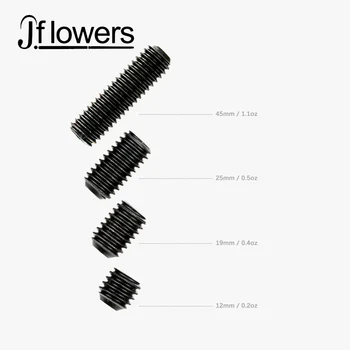 JF J-flowers Weight Bolt regulacja wagi 0.2/0.4/0.5/1.1 uncja Iron materiału 4 sztuki śrubowych regulowanych akcesoriów bilardowych