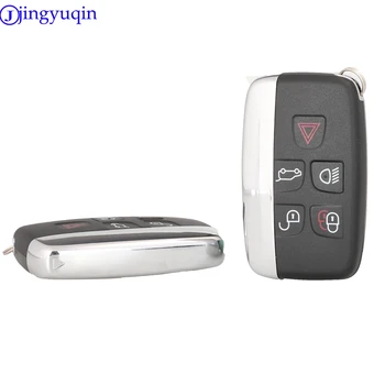 Jingyuqin 10ps Remote Key Shell Case Cover For Land Rover Evoque Discovery 4 Rover Evoque For XE XFL et Jaguar Freelander