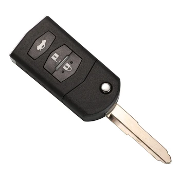 Jingyuqin Remote 2/3 Buttons Car Key Control 315/433 Mhz do Mazda 2 3 5 6 2006-2020 składany Flid M1/M2/M3/M4 Systems 41797 41840
