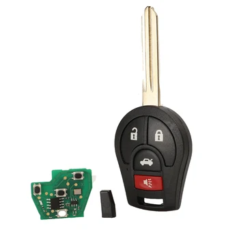 Jingyuqin Remote Car Key 315MHZ ID46 Chip do Nissan Keyless Entry Fob Transmitter CWTWB1U751 1788D-WB1U751 H0561-C993A 3/4 BTN