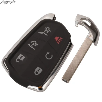 Jingyuqin Remote Control Car Key 315/433 Mhz ID46 chip dla Cadillac Escalade ESV-2019 HYQ2AB/HYQ2EB 6 przycisków Smart Fob