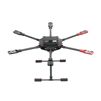 JMT Saker675 675mm / Saker610 610mm 6-axis Carbon Fiber Folding Rack DIY RC Drone Frame Kit with Landing skid Motor Mount