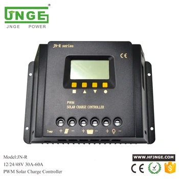 JNGE Brand PWM Panel Battery Charge Controller 12/24/48v auto Home Solar System Charge Controller USB 5v Regulator Solar