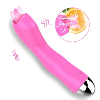 Język wibrator dla kobiet seks zabawki, piersi brodawki łechtaczki język lizać wibrator różdżka oralny, seks-zabawki dla dorosłych masturbator
