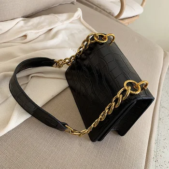 Kamienny wzór pu skóra Crossbody torby dla kobiet 2019 nowe małe torebki Lady łańcucha torba na ramię torby na zakupy