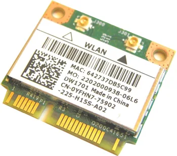 Karta Dell Wireless DW1701 802.11 B/G/N WLAN, Bluetooth PCIe Half BCM94313HMGB YFHN7