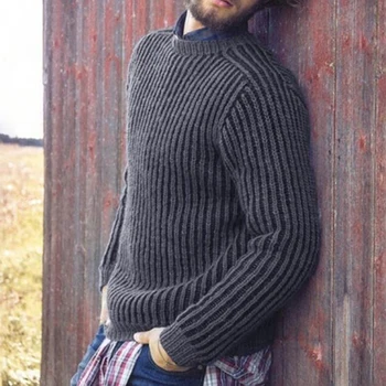 Kaszmirowy bawełniany sweter mężczyźni Jesień Zima Jersey sweter szlafrok Hombre Pull Homme sweter mężczyźni o-neck odzież z dzianiny swetry