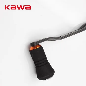 KAWA 2017 New Model Highquality Strong Carbon Fiber Fishing Reel Handle for Baitcasting , Eva Knob, rozmiar otworu 8x5mm