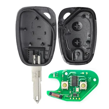 KEYECU 433MHz PCF7946 Chip 2 Button Remote Car Key Fob Remote Key do Renault Kangoo Vivaro Movano Primestar VAC102/ NE72 Blade