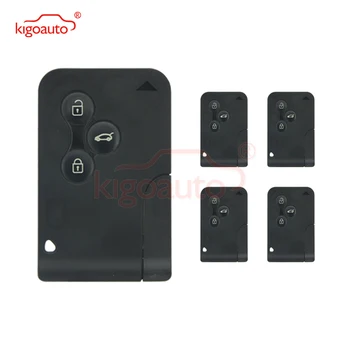 Kigoauto 5szt 434 Mhz PCF7947 chip ID46 3 przyciski do Renault Megane 2 Megane II smart remote Key card