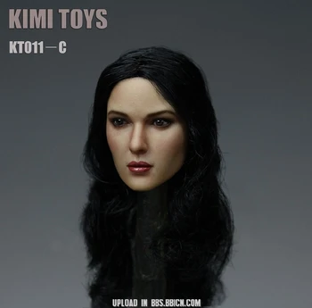 KIMI TOYS KT011 1/6 Europe American Girl Head Sculpt Female Headplay for 12 Inches DIY Action Figures