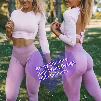 Kiwi Rata sexy legginsy dla kobiet z wysokim stanem Spodnie do jogi pełna długość bezszwowe legginsy treningowe fitness sportowe legginsy do jogi