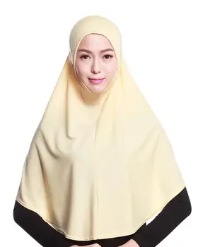 Kobiety Islamski Hidżab Amir Islamska Modlitwa Kapelusz Miękki Owinąć Szalik Długi Hidżab Kapelusze I Szale Szal Pełne Pokrycie Kolorem Ramadan Nowy