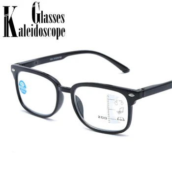 Kobiety Multifocal Progresywne Okulary Do Czytania Mężczyźni Anty-Światło Niebieskie Okulary Panie Optyczny Przepis Starczowzroczność Dioptrii+1,5