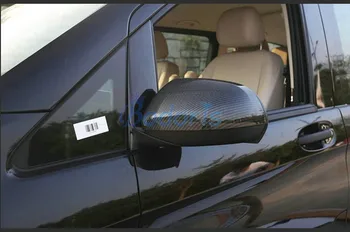 Kolor Włókna Węglowego Drzwiowe Lustro Pokrywa Lusterka Nakładka-2018 Dla Mercedes Benz Vito Valente Metris W447 Akcesoria Samochodowe
